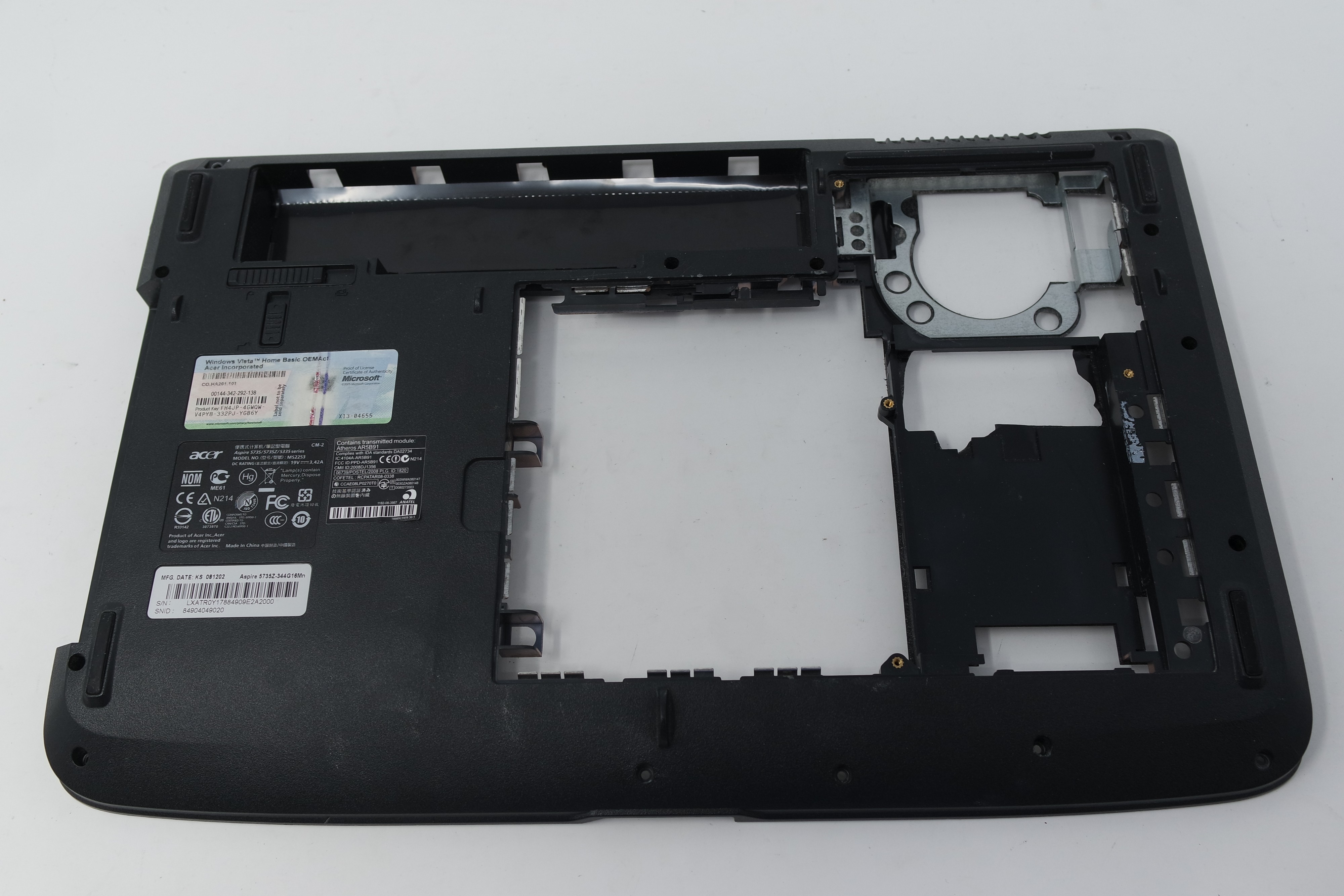 CUBIERTA INFERIOR PARA ACER ASPIRE 5735 34G32MN ASPIRE 5735Z CUBIERTA INFERIOR PARA ACER ASPIRE 5735 34G32MN ASPIRE 5735Z